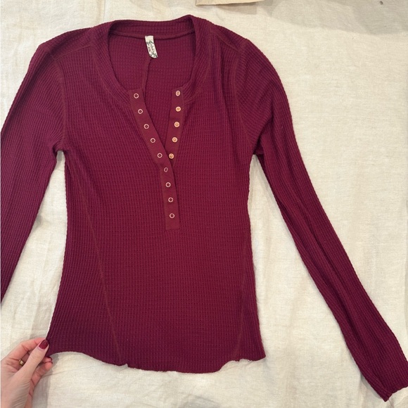 Free people waffle shirt - Picture 3 of 3